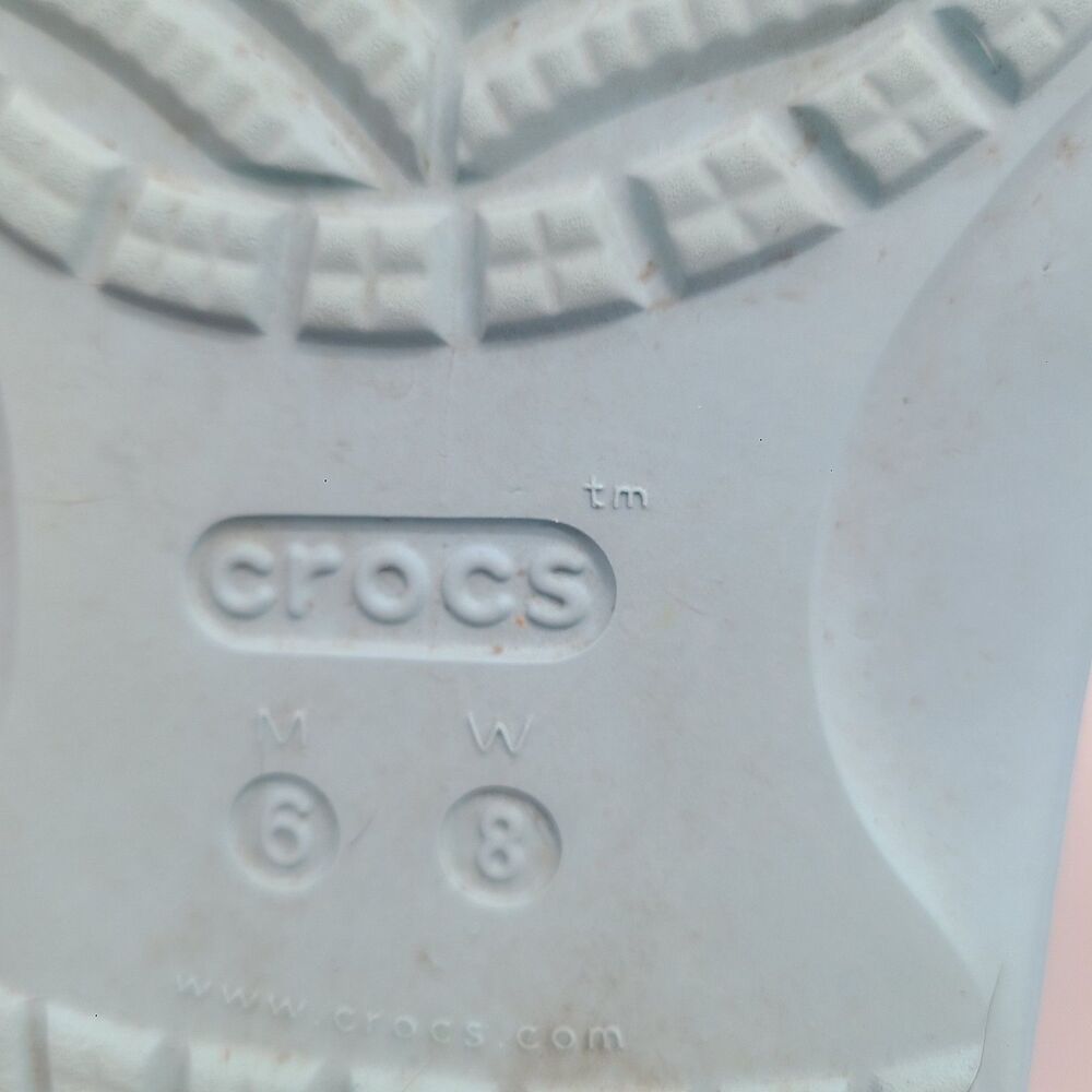 Crocs Classic Slide On Artic Blue Unisex Sandals Men’s Size 6/Womens Size 8 - Picture 7 of 7